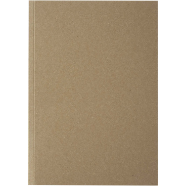 Logotrade presentreklam bild: Novella Austen A5 anteckningsbok med återvunnet mjukt omslag med kraftpapper, 100 ark