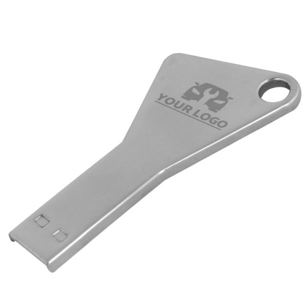 Logotrade reklamprodukter bild: Metall-USB-minne