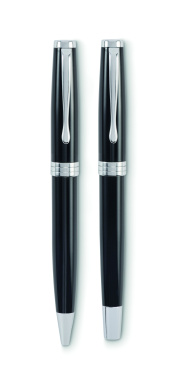 Logotrade reklamprodukter bild: Set kulspet- och bläckpenna