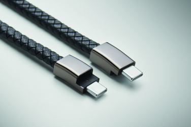 Logotrade profilreklam bild: Flätad armband/kabel typ-C