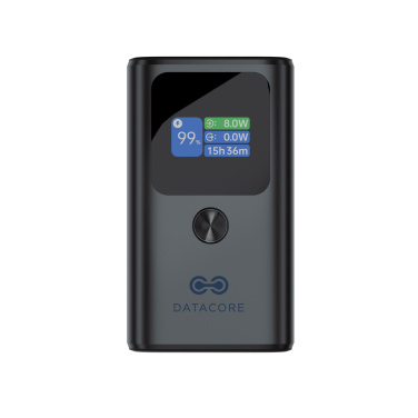 Logotrade reklamprodukter bild: Urban Vitamin Campbell 55 W 10 000 mAh powerbank, fickformat