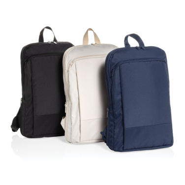 Logotrade kampanjprodukter bild: Flexpack Aware™ RPET expanderbar smal 15,6 laptop ryggsäck