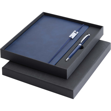 Logotrade reklamprodukter bild: Legato Elegance A5 set med anteckningsbok med hårt omslag och kulpenna