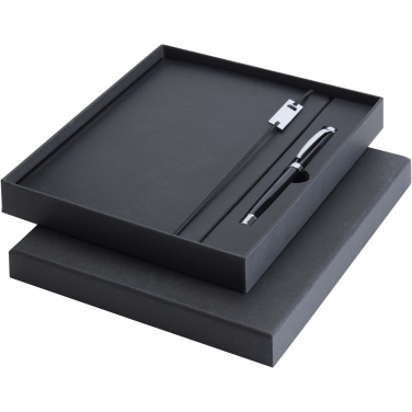 Logotrade profilprodukter bild: Legato Elegance A5 set med anteckningsbok med hårt omslag och kulpenna