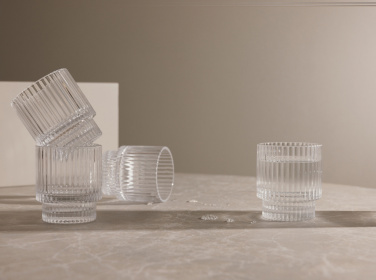 Logotrade presentreklam bild: VINGA York tumbler glas, 4-pack