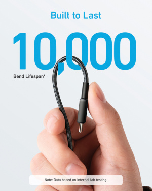 Logotrade presentreklam bild: Anker USB-C till USB-C kabel 1.8 meter 60W
