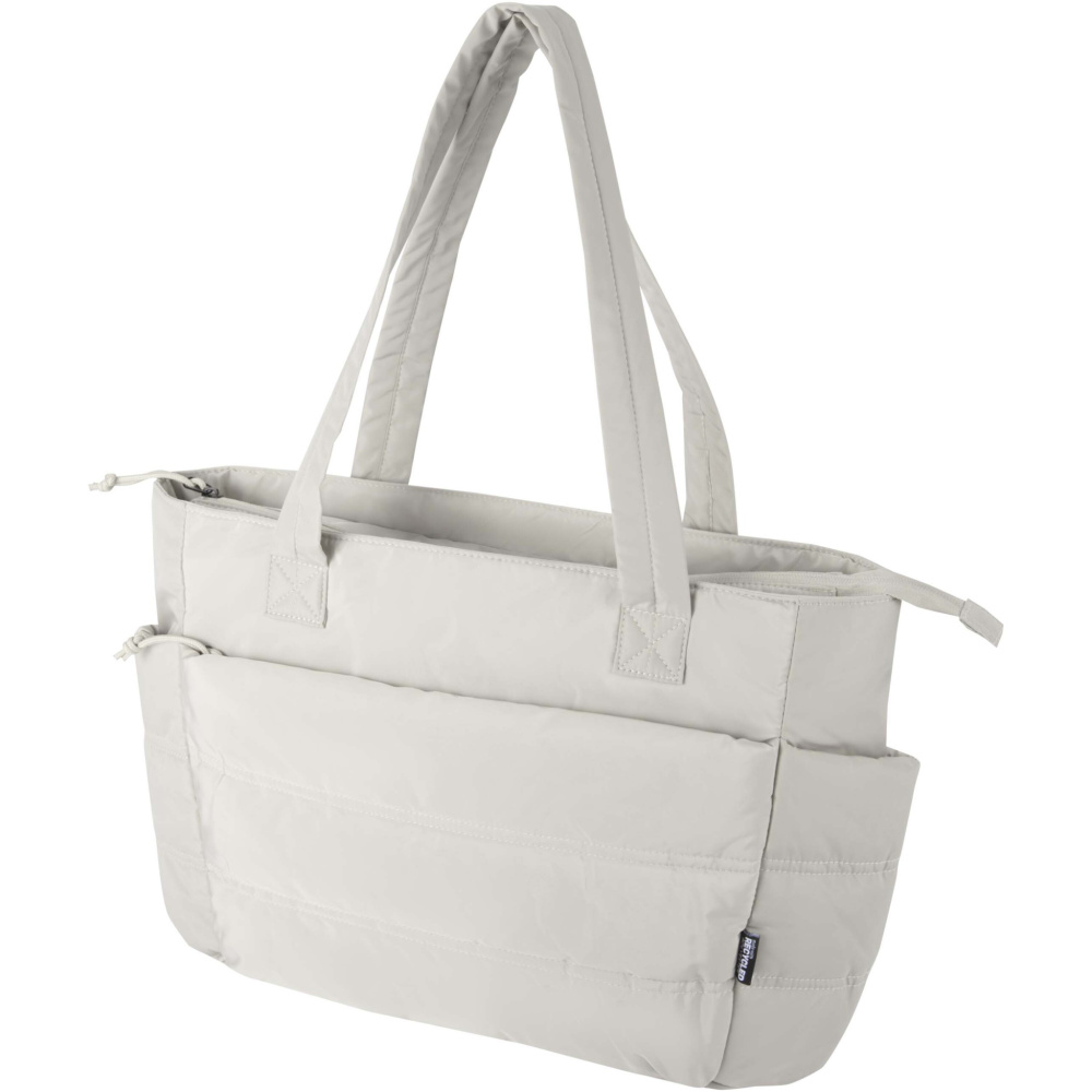 Logotrade presentreklam bild: Puffer 15,6" laptoptote av återvunnen GRS, 18 l