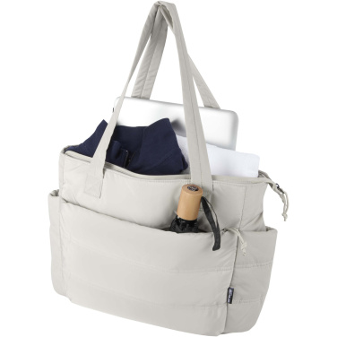 Logotrade reklamprodukter bild: Puffer 15,6" laptoptote av återvunnen GRS, 18 l