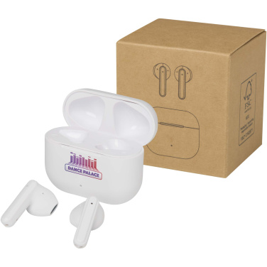 Logotrade profilreklam bild: Altais True Wireless Bluetooth®-öronsnäckor av återvunnen plast