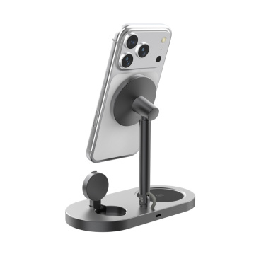 Logotrade profilreklam bild: Quantom RCS ultrasnabb 25W magnetisk skrivbordsladdare