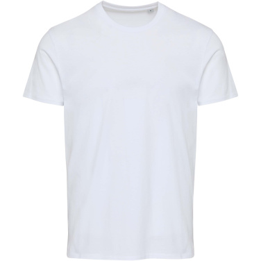 Logotrade profilprodukter bild: Azurite 160 g/m² kortärmad unisex-T-shirt av ekologiskt OCS-material
