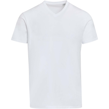 Logotrade profilprodukter bild: Balfour kortärmad v-ringad unisex-T-shirt