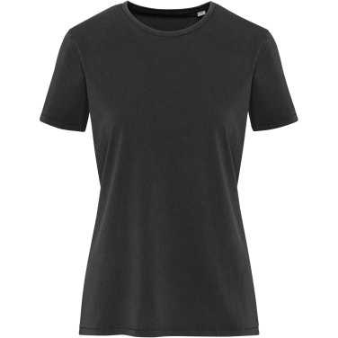 Logotrade profilreklam bild: Nanaimo 160 g/m2 kortärmad tvättad T-shirt för dam