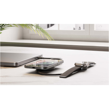 Logotrade reklamprodukter bild: Zens Pro 2 15 W dubbel laddningskabel