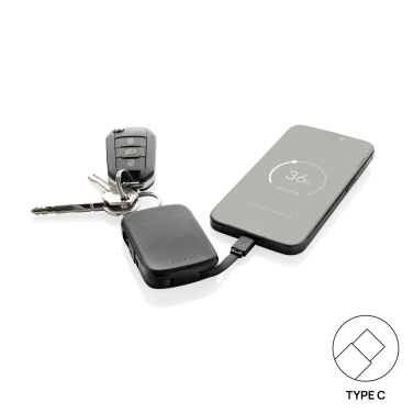 Logotrade profilreklam bild: Nexo RCS nyckelringspowerbank 2000 mAh med integrerade kabla
