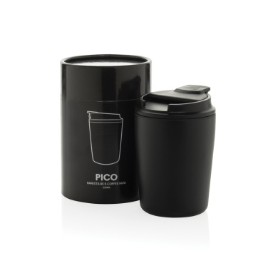 Logotrade kampanjprodukter bild: Pico Barista RCS kaffemugg 220 ml cylinderformad gåvoförpack